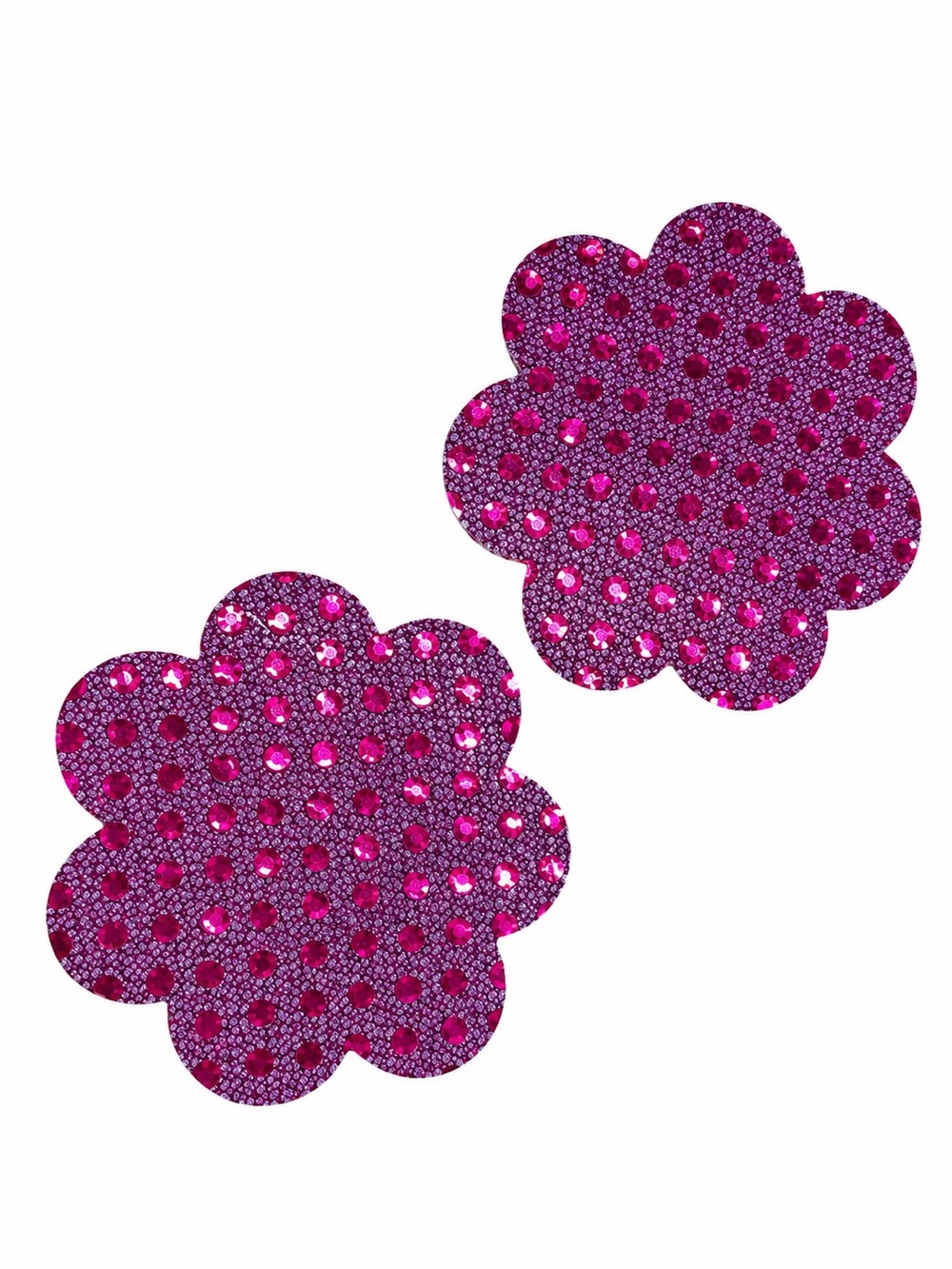 Burgundy Lace Flower Breast Petal Pasties | Adhesive Nipple Covers